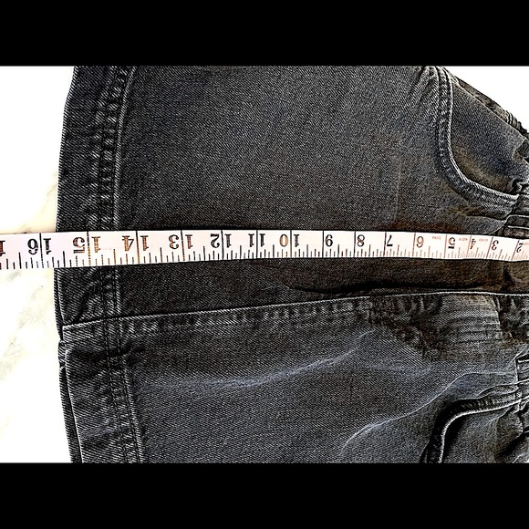 NWT Topshop black denim mini skirt size 2 - Picture 8 of 9